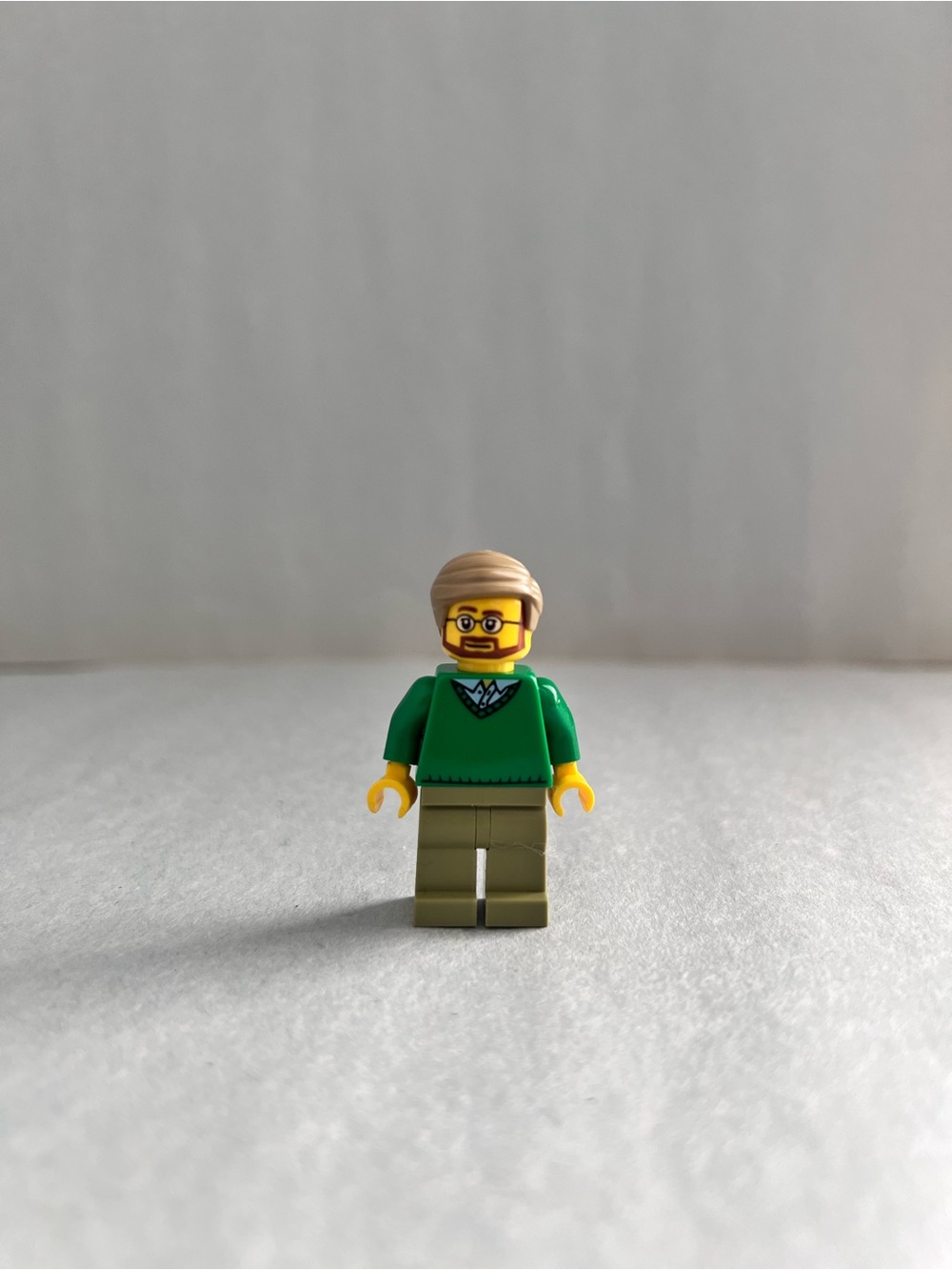LEGO Icons Male in V-Neck Sweater Minifigure